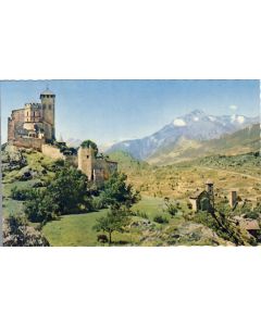 CP SUISSE Valais Sion Valère et le Haut de Cry Forteresse
