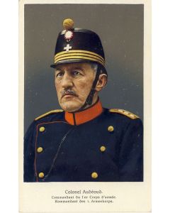 Carte Postale ancienne Colonel AUDEOUD Commandant 1er corps d'armée