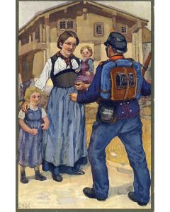 CPA illustrée E HODEL SUISSE Armée Suisse Guerre 1914-18