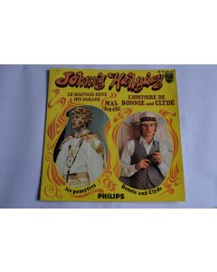 45 Tours  Johnny Hallyday ‎– L'histoire De Bonnie And Clyde 