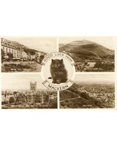 CP Royaume-Uni Angleterre England Good luck from Malvern
