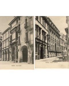 2 CPA ITALIE Italia Vicenza Casa Pallardio Palazzo Valmarana