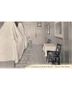 CP Suisse Valais Hospice du Grand St Bernard Intérieur d'une chambre