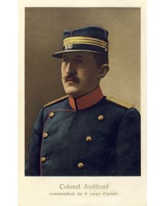 Carte Postale ancienne Colonel AUDEOUD Commandant 1er corps d'armée