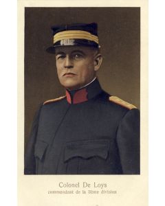 CPA Colonel DE LOYS Commandant de la IIème division Militaria Uniforme