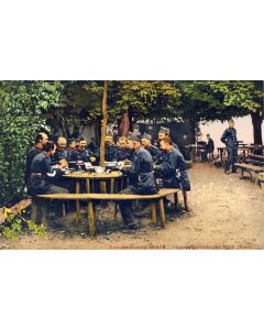 CPA Militaria Armée Suisse Guerre Soldats de Landstrum Bouilli fédéral