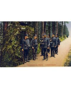 CPA Militaria Armée Suisse Guerre Garde de Landsturm Landsturmwatch