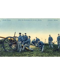 Carte Postale ancienne Armée Suisse Pièce de forteresse