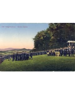 Carte Postale ancienne Armée Suisse Feldgottesdienst Service religieux