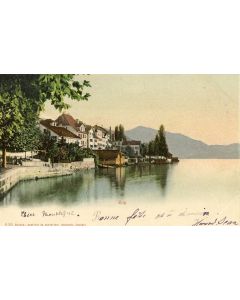 CPA SUISSE ZOUG Bord du lac 1903
