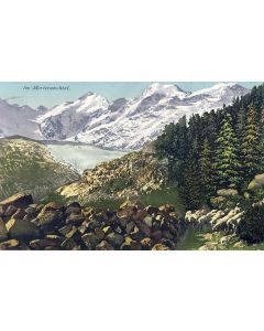 CPA SUISSE GRISONS Im Morteratschal Lac de montagne