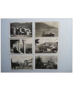 6 CPA Suisse Tessin Locarno Basilica Pescatori Castello Visconti