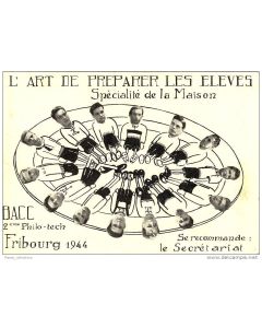 CP Suisse Fribourg 1944 Bac Philo Etudiants