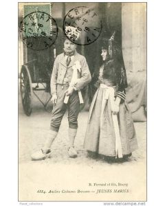 CPA 01 AIN - Anciens Costumes Bressans Mariés