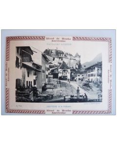 Photo Suisse Gruyère Pub Alcool de Menthe Américaine