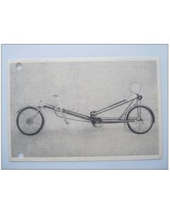 CP Tour du monde à bicyclette DIVANA Technique vélo couché RARE