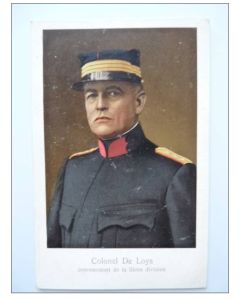 CPA Colonel DE LOYS Commandant de la IIème division Militaria Uniforme