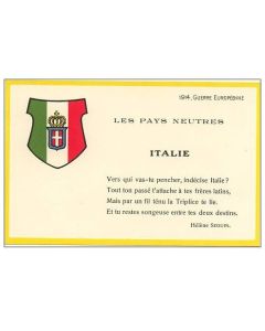 8 CPA illustrée Drapeaux Guerre 1914-18 Pays neutres Hélène SEGUIN