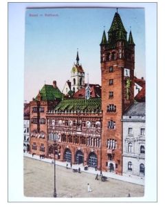 Carte Postale Suisse Basel Bâle Rathaus