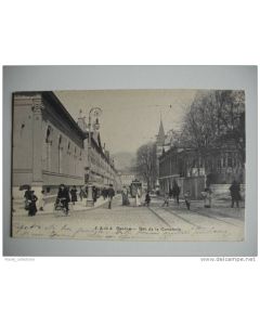 CPA Suisse Genève Rue de la Corraterie 1906