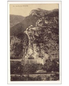 CPA 01 AIN Collonges Fort l´Ecluse Timbre taxe 1925