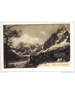 CPA 74 HAUTE-SAVOIE - CHAMONIX Chemin de fer