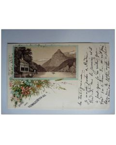 CPA SUISSE Lucerne Luzern Gruss vom Vierwaldstätter