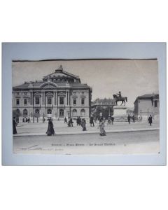 CPA Suisse Genève Place Neuve Le Grand Théâtre 1911