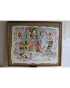 Aquarelle A la folie - Passionnément HABER 2001 Venise