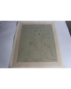 Dessin lithographié Marcel VERTES N°44/100
