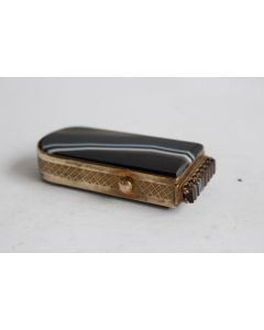 Boite d'allumettes pyrogène agate et pomponne