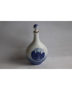 Royal Copenhagen Bouteille porcelaine danoise Rosenborg Castle