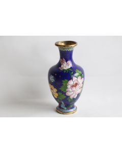 Vase émaux cloisonnés Chine