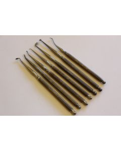 Anciens instruments dentaires fouloirs S. S. WHITE
