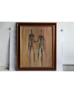 Tableau peinture à l'huile FALBRIARD