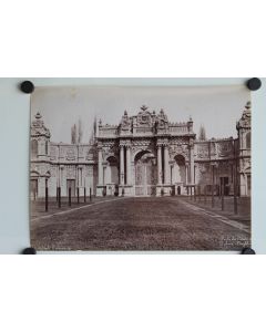Photo ABDULLAH Frères Turquie Constantinople Porte Palais Dolma-Bagtché