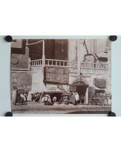 Photo orientaliste Lékégian Le Caire Café Arabe