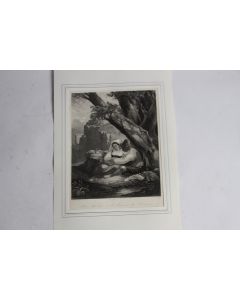 Gravure Soeur Agnesia ou le ruisseau des Primevères A. RIFFAUT 