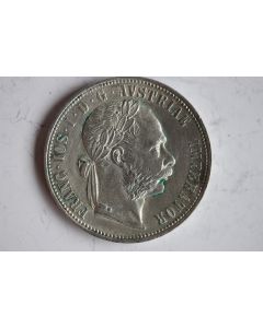 Monnaie argent 1 Florin François Joseph Ier 1879 Autriche
