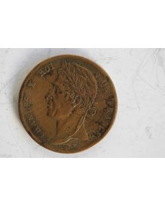 Monnaie 5 centimes Charles X 1830 A Colonies françaises