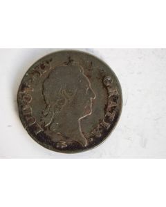 Monnaie Louis XV Sol à la vieille tête 1773 D
