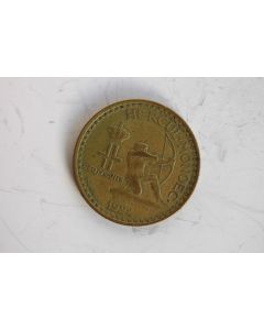 Monnaie 2 francs Louis II 1924 Monaco