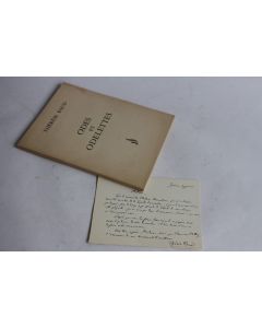 Thérèse Baud Odes et Odelettes + dédicace 1967