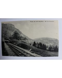 Carte postale Suisse Partie der Arth-Rigi-Bahn Bei der Rotenfluh