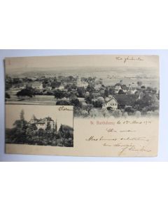 Carte postale Suisse Saint-Barthélemy