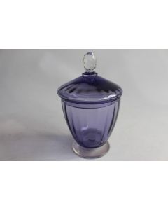 Pot couvert cristal bicolore