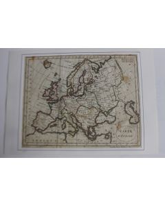 Carte géographique d'Europe Blondeau 1810