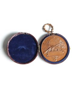 Médaille de tir du Casino Bourboule Puy-de-Dôme Concours prix pistolet