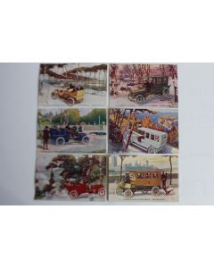 Série 6 cartes postales automobiles de Dion-Bouton Puteaux (Seine)