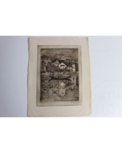 Gravure Henri GOERG Besigheim Allemagne
